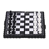 Game Chess Education – Reise-Schachspiel für Anfänger | Lernspielzeug für Schachspiele | Wiederverwendbares Schachspielzeug mit Aufbewahrungstasche, Geschenk für Erwachsene und Erwachsene