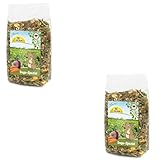JR Farm Degu-Spezial | Doppelpack | 2 × 500 g | Alleinfuttermittel für Degus | Mit natürlichen, wertvollen Kräutern und Blüten | Zur Unterstützung der normalen Immunabwehr