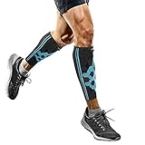 bonmedico Waden kompression fur Damen & Herren, Wadenbandage Kompression zur Entlastung, Wadenwärmer Stabilisierung 2er Pack, M