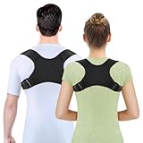 WVWMYM Haltungskorrektur Rücken Herren Damen Rücken Geradehalter Verstellbare und Atmungsaktive (Lila, S-M)