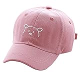 Yixda Baby Kids Kappe Junge Mädchen Verstellbar Sonnenhut Baseball Cap (Hot Pink)