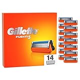 Gillette Fusion 5 Rasierklingen, 14 Ersatzklingen für Nassrasierer Herren mit 5-fach Klinge
