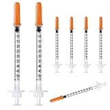 100 x 0.5 ml/cc Plastiktube 30G (0,3 x 8 mm), Mehrzweck-Messwerkzeuge, Laborzubehör, Einzeln verpackt (30G x 5/16')