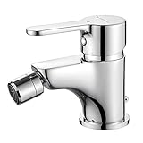 GRIFEMA PORTO-G15003 | Einhebel-Bidetmischer, Bidetarmatur, Kugelgelenk-Auslauf, Komforthöhe, Chrom