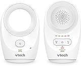 VTech Digitales Audio-Babyphon DM1111 – DECT-Technologie, Geräuschpegelanzeige, Gürtelclip u. v. m. – Mit Eltern- und Babyeinheit