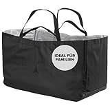 ATOMIC A Bag Family in Black I Praktische Snowboard/Skischuhtasche für den Winter- & Sommerurlaub I Familien Skischuh Transporttasche für Vier Paar Boots I Schmutzresistente Ganzjahres Sporttasche