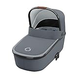 Maxi-Cosi Oria Babywanne, groß, bequem und federleichter Kinderwagenaufsatz, geeignet für Maxi-Cosi-Kinderwagen/Buggys, nutzbar ab der Geburt - 6 Monate, (ca. 0-9 kg), essential grey