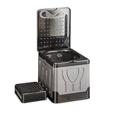 Hozaenwa Tragbare Toilette - Faltbarer Großer Eimer mit Deckel | Faltbare Und Tragbare Toilette Für Camping - Für Outdoor Reisen Angeln Straßenreise Auto Boot Rucksacktourismus Zuhause