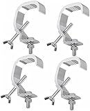4-teilige Bühnenlichtklemme 44,1 Lb Tragend, Strapazierfähig, Verhindert Schlupf, Bühnenlampen-Haken-Kit für Spotlight Moving Head Light