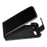 Mobilfunk Krause - Flip Case Etui Handytasche Tasche Hülle für HTC Desire Z (Schwarz)
