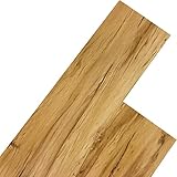 STILISTA Vinyl Laminat Dielen, 15 Dekors wählbar, 5,07 m² oder 20 m², rutschfest, wasserfest, schwer entflammbar - 5,07 m² Apfelholz warm