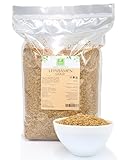 Leinsamen Gold 5kg ganze goldene Leinsamen von der Grünen Essenz- ohne Zusätze - Leinsaat ideal zum Backen – vegan - ganze Körner Naturbelassen - Rohkostqualität (5 Kg)