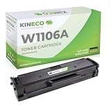 Kineco 106A Toner kompatibel mit W1106A für HP Laser 107w MFP 135wg 137fwg 135w 137fnw 135a 107a 107r 135r, Schwarz