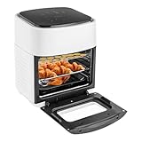 Airfryer Heißluftfritteuse Heissluftfritteuse Heissluftfriteuse Luftfritteuse 15L mit LED Display 1400W für schnelles Frittieren von Fleisch Gemüse und Pommes Heißluftofen für Küche Haushalt
