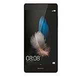 Huawei P8 Lite Smartphone Dual SIM (12,7 cm (5 Zoll) Touchscreen, 16 GB Speicher, Dual SIM, Android 5.0) schwarz (generalüberholt zertifiziert)