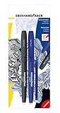 Eberhard Faber 582103 - Gelschreiber radierbar, Erase It, 2 Gelroller inkl. Ersatzmine