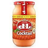 D&L Cocktail Sauce - 1x 300ml Glas - mild cremiger Cocktail Dip von Devos & Lemmens, Soße mit Scotch Whisky, zu Döner, Baguettes, Wraps, Shrimps und Krabben, Fleisch- und Fischgerichten
