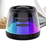 Tragbarer magnetischer Golflautsprecher, Golfwagen-Lautsprecher | Coole dynamische LED-Leuchten, magnetische Telefonständer-Lautsprecher | IPX5 wasserbeständige tragbare Lautsprecher für Outdoor, Camp