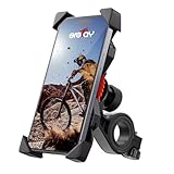 Grefay Fahrrad Handyhalterung Universal Motorrad Handy Halterung für 3,5-6,5 Zoll Smartphone mit 360° Drehbar für Rennrad MTB Scooter für iPhone 16 15 14 Pro Max Plus