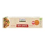 Explore Cuisine Bio Spaghetti aus roten Linsen – Glutenfreie Nudeln aus Linsenmehl, pflanzliche Protein Pasta ohne Zusatzstoffe, ideal bei Zöliakie, vegan, 250g