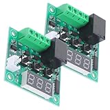 BUGUUYO 2st Thermostat Elektronisch Mikrotemp Temp-steuermodul Wandmontierte Drahtkörbe Temperaturmodul-controller Digitales Temperaturmodul Filterflasche Material Des Leistungsmoduls