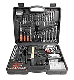 Brüder Mannesmann Werkzeugkoffer, mit Akku-Bohrschrauber, 20 Volt, Lithium-Ionen, 75-teilig | M17578