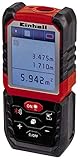 Einhell Laser-Distanzmesser TE-LD 60(Messbereich 0,05 m bis 60 m, mit Addition und Subtraktion, Dokumentation via App, Safety-, Pythagoras-, Absteck-Funktion, digitale Wasserwaage, auto. Speicherung)