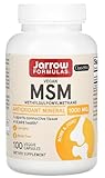 Jarrow Formulas - MSM (Methyl-Sulfonyl-Methane) 1000 mg | Unterstützung für Gelenkgesundheit und Entzündungsreduktion - 100 Veggie-Kapseln