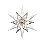 FDTMGW Moderne Wanduhr, minimalistische Schreibtischuhr, stumme Uhr, Design, Wohnzimmer, Heimmode, dekorative Zuguhr an der Wand