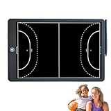 LCD-Schreibtablett, 16 Zoll, Handball-Taktiktafel | Digitales Coaching-Klemmbrett, wiederverwendbares Strategie-Pad für Spielpläne, elektronisches Trainingsgerät für Wasserballtrainer, Spieler, Mannsc