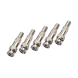 Qaonsciug BNCQ9-Stecker Aus Metall Für CCTV Systeme Bieten Eine Mühelose Installation Und Signalstabilität. BNC Stecker Für CCTV Kamerasysteme