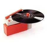 AURADO Plattenspieler, Musikbox HYM-Duo Split Type Vinyl Smart Speaker Debut Carbon Turntable Bluetooth Interactive Subwo (Vintage Phonograph) Gift of Heart