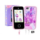 Kinder Handy for 3-8 Jahre,Smartphone und Lernspielzeug für Kleinkinder (Pink Castle)