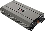 Excalibur X4100.4 Auto Verstärker HiFi Stereo 4 Kanal 2400 Watt Max - Kfz Mini Verstärker Mit 4 x 600 Watt Endstufe Auto, Bass-Boost 12 dB, Variable Frequenzweiche, Remote Anschluss, Subwoofer Bridge