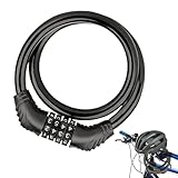 Fahrradschlösser, strapazierfähig, Hochsicherheitskabel, Diebstahlschutz-Kombination, robuste Kombination, Anti-Diebstahl-Fahrradschloss, Fahrradausrüstung für Erwachsene, Teenager, Jugendliche