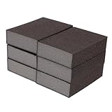 Generisch 6St Schleifschwamm polierschwamm schleifmittel Schleifblock für Holz Holzschleifblock Schleifblöcke Schleifpads Schleifschwämme Polierschwämme Schleifklotz aus Holz Korund