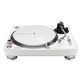 Pioneer DJ PLX-500-W DJ-Plattenspieler mit Direktantrieb, Weiß