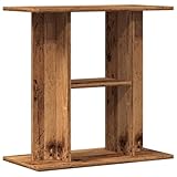 vidaXL Aquariumständer Altholz-Optik 60x30x60 cm Holzwerkstoff