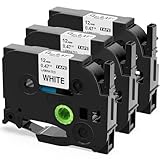 Upwinning TZe-231 12mm Kompatibel mit Brother P-touch Bänder 12mm Weiß TZ Tape 12 mm 0.47 TZe231 AZe231 P touch Schriftband für Brother Beschriftungsgerät Ptouch H100LB H105 1010 H107 1000 1005 1280