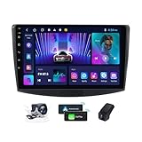 Android 14 Autoradio Carplay Android Auto für Volkswagen Passat 7 B7 2011-2015 mit 10 Zoll HD 2K Touchscreen mit Bluetooth 5.0 4G WiFi DSP GPS-Navigation FM/RDS SWC+Rückfahrkamera(A,M100CP)
