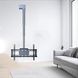 Motorisierte TV-Hebehalterung, 360° drehbar, verstellbare Deckenhalterung für nahtloses Seherlebnis, ferngesteuert