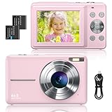 Sevenat Digitalkamera Fotokamera FHD 1080P 44MP Fotoapparat Digitalkamera 16X Digitalzoom Kompakt Einfache Tragbare Digital Kamera für Kinder Senioren Mädchen Anfänger Teenager Studenten