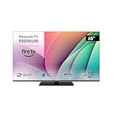 Panasonic Premium TV-65W80AEZ, W80 Serie 65 Zoll, 4K Ultra HD QLED Smart TV, 2024, Fire TV, Dolby Vision & Atmos, Game Mode Plus, Alexa Sprachsteuerung, Airplay, Schwarz