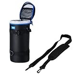JJC Wasserabweisende Deluxe Objektivtasche mit Schultergurt für Canon RF 800mm F11 is STM, Tamron 150-600mm, AF-S NIKKOR 200-500mm F5.6E ED VR passt Objektiv Durchmesser & Höhe unter 125 x 290mm