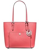 Michael Michael Kors Tragetasche mit Schnappverschluss, Größe M, Koralle, Größe M, korallenrot, M, Tragetasche