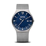 BERING Herren Uhr Solar Movement - Solar Collection mit Edelstahl und Saphirglas 14440-007