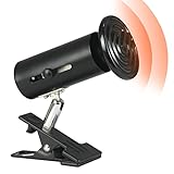 Coospider Reptilien Wärmelampe Tiere Schildkröte Licht Infrarotlampe Keramik Wärmestrahler 100W E27 Terrarium Basking Lampe für Amphibien/Eidechsen/Schildkröten/Schlangen/Hühner/vögel