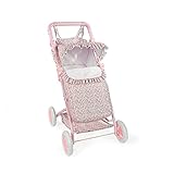 Pasito a Pasito Kinderwagenaufsatz für Puppen mit Fußsack Lil & Tom - Rosa