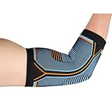MARCBUSE Ellenbogen-Kompressionsbandage, Ellenbogen-Kompressionsmanschette, atmungsaktiv, dehnbar, für Tennis, Gewichtheben