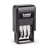 Trodat Printy 4810 Datumsstempel, Monat in Buchstaben, DUT, 3,8 mm, Druckfarbe Schwarz